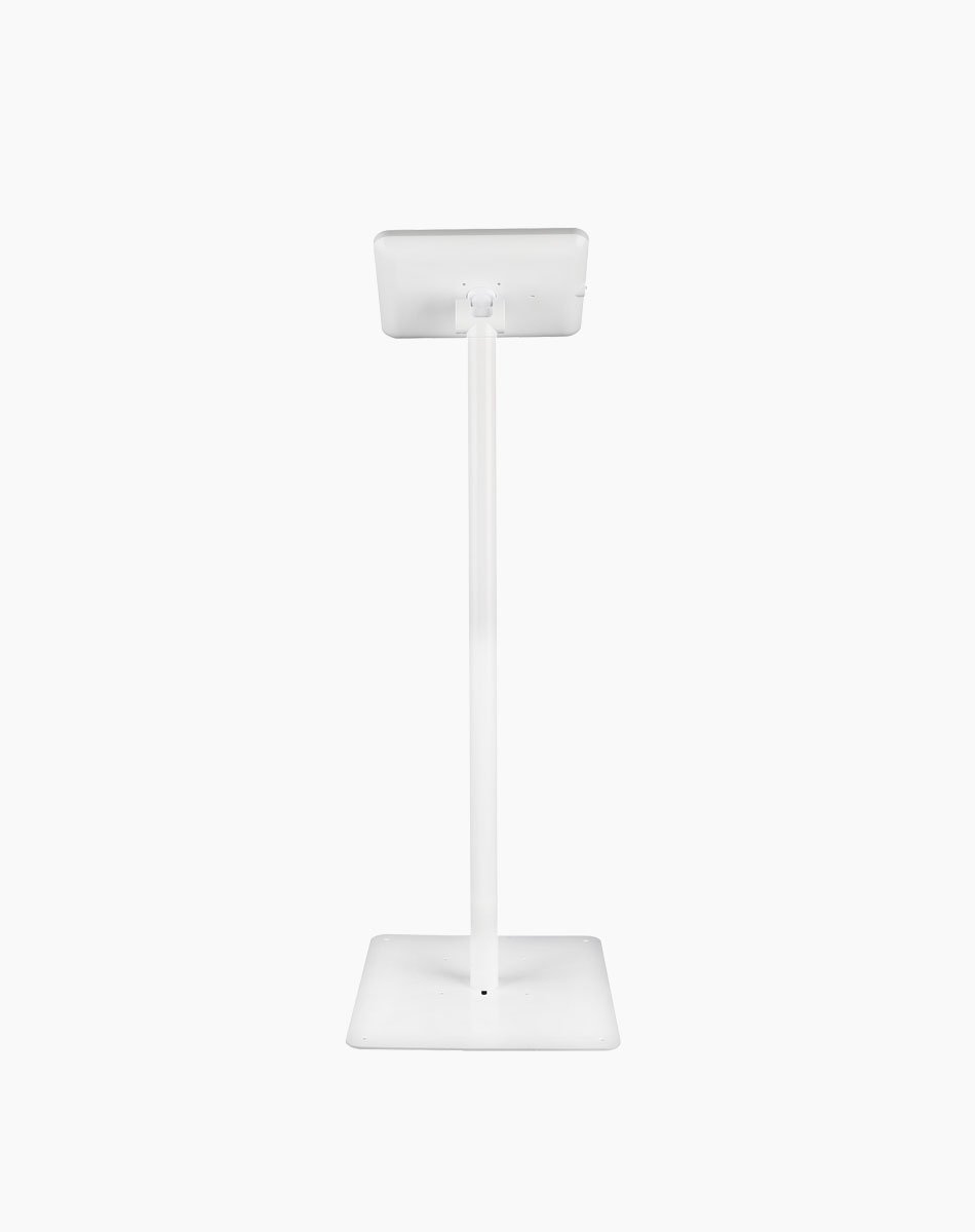 Tablet & iPad Floor Stand Kiosk with Adjustable Viewing Angle