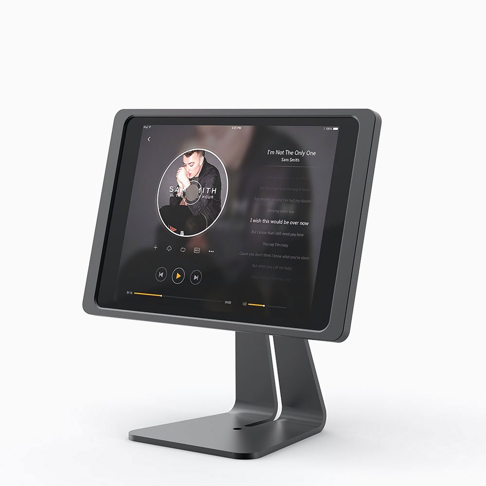 BouncePad Lounge – iPad Kiosk with Powered Security Tether