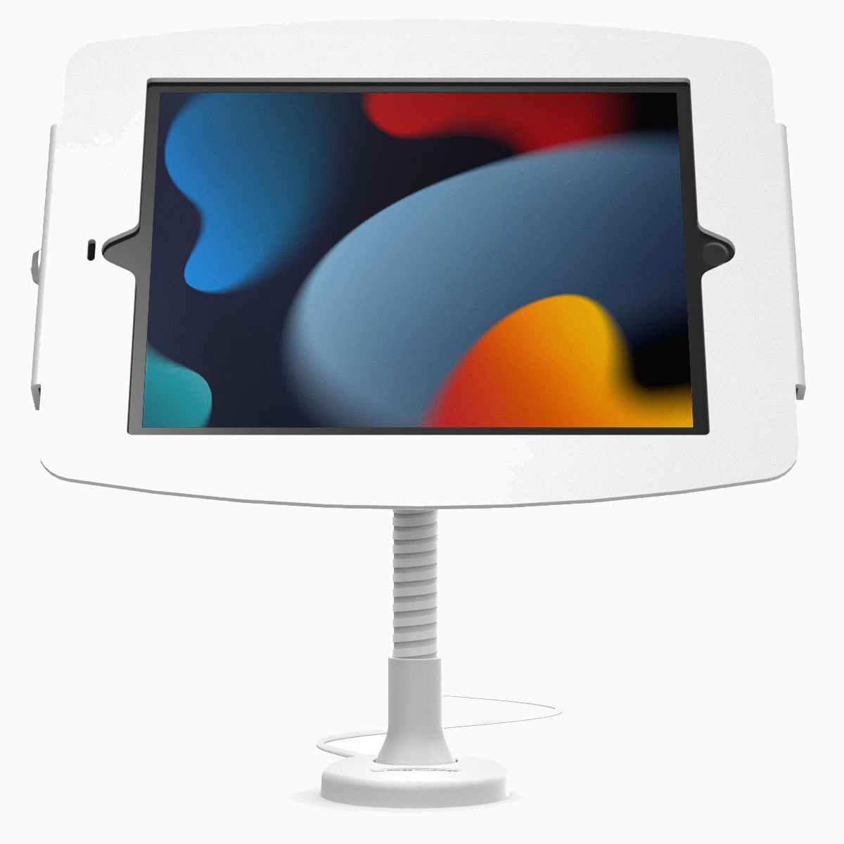 Tablet & iPad Desk Stand Kiosk with Adjustable Viewing Angle