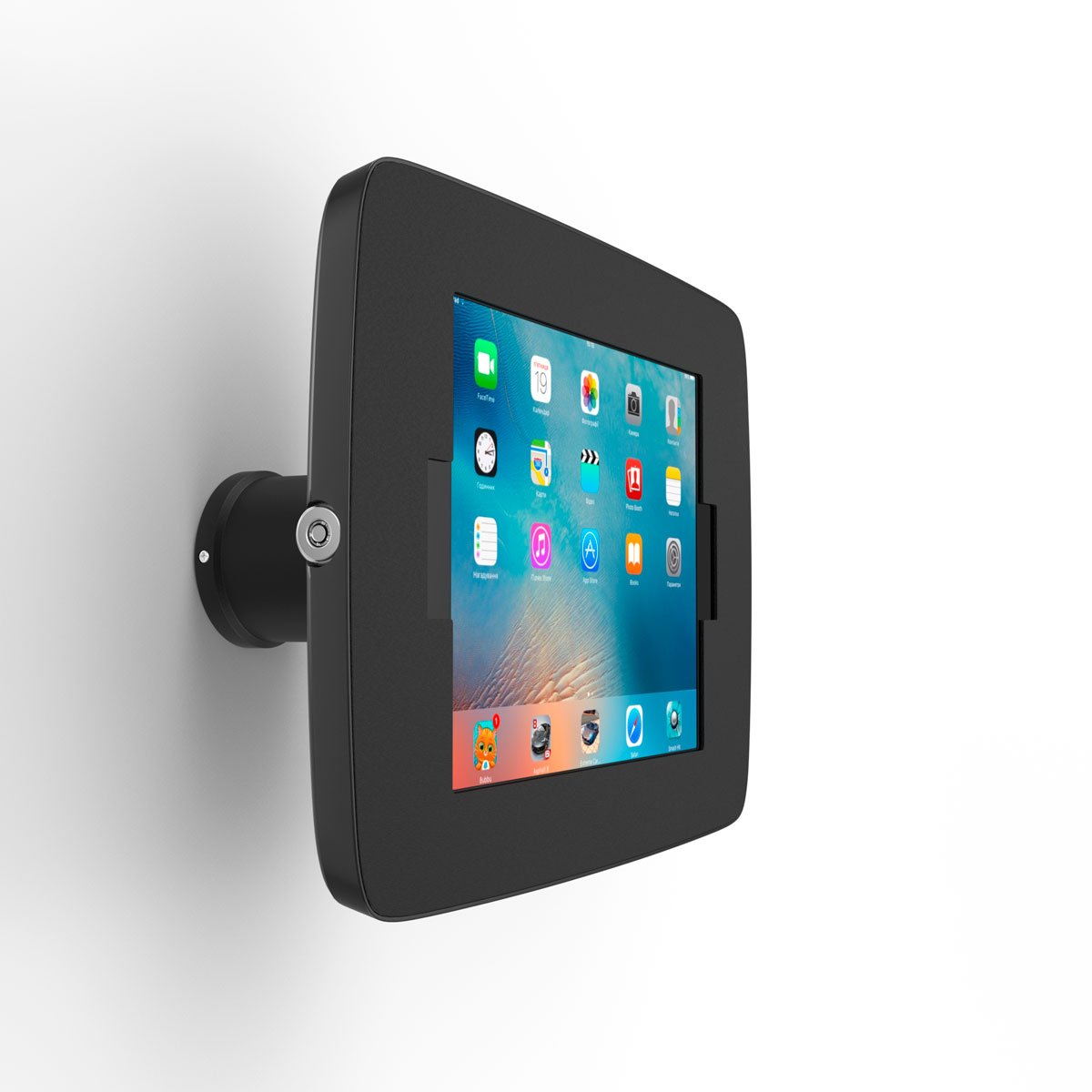 Swivel Head Secure Wall mount For iPads Rotation 360˚