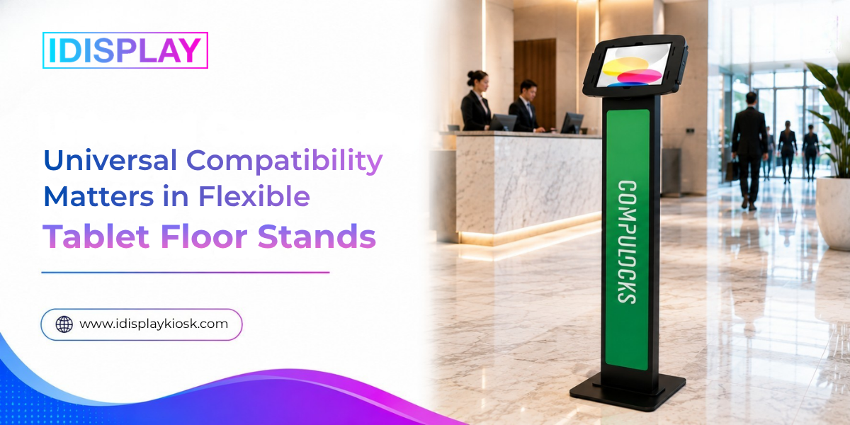 Why Universal Compatibility Matters in  Flexible Tablet Floor Stands