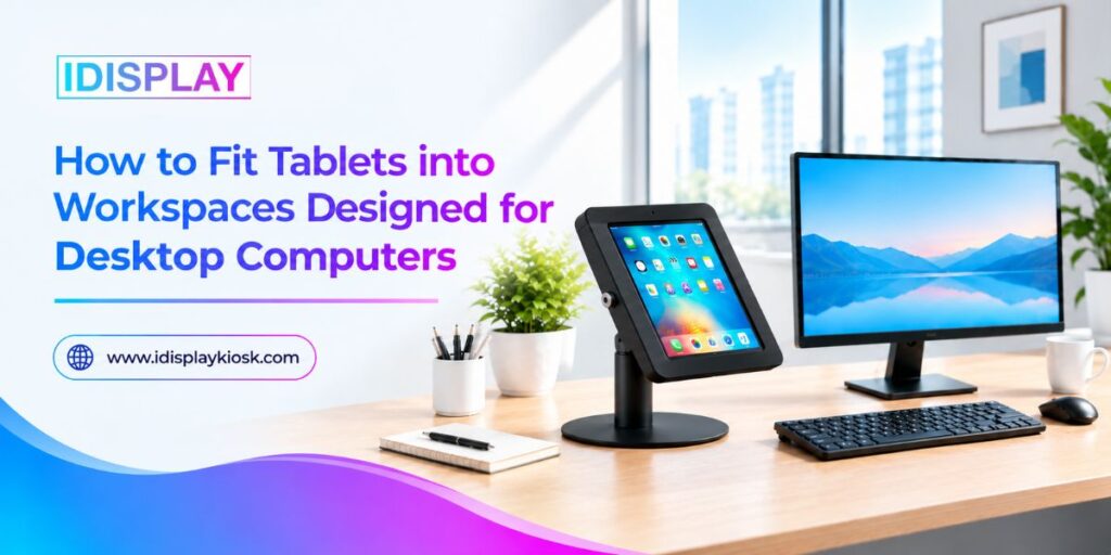How to Fit Tablets into Workspaces Designed for Desktop Computers