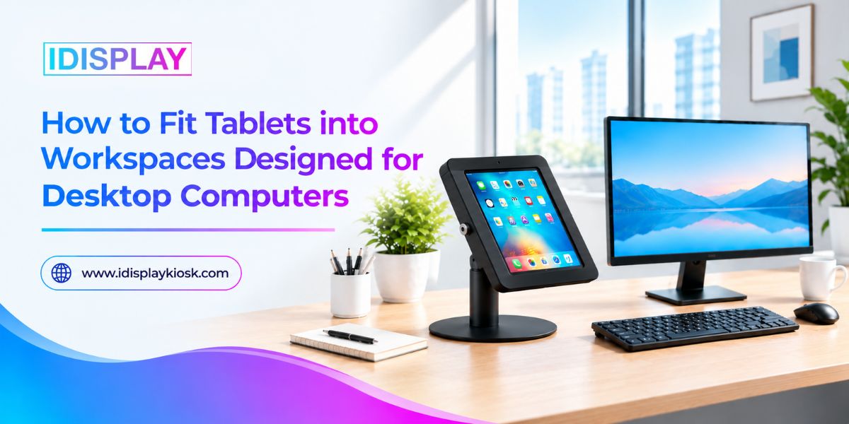 How to Fit Tablets into Workspaces Designed for Desktop Computers